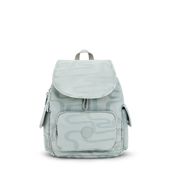 Kipling City Pack Small Classic Printed Ryggsekk Turkis | NO 1711EB